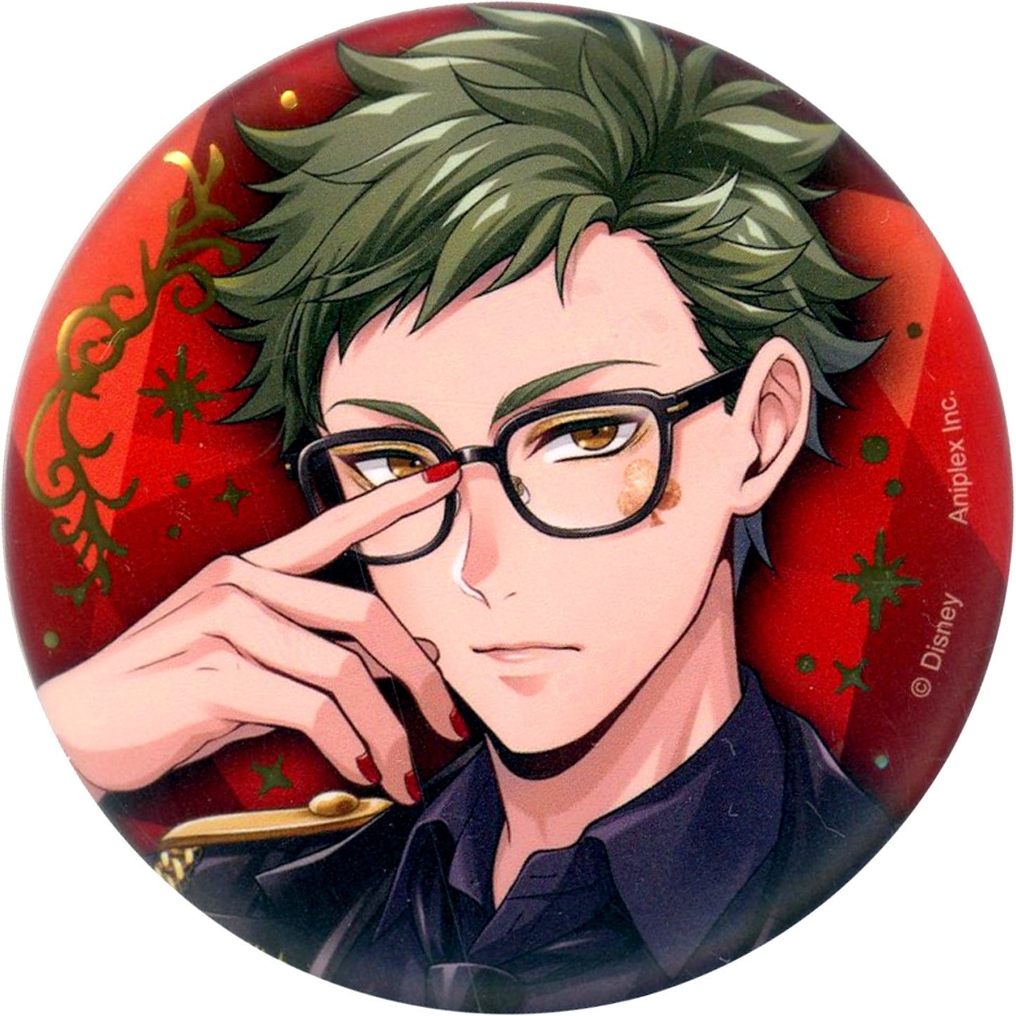 Trey Clover Disney Twisted Wonderland 5th Anniversary POP-UP SHOP Dazzling Button Collection Vol. 1 [USED]