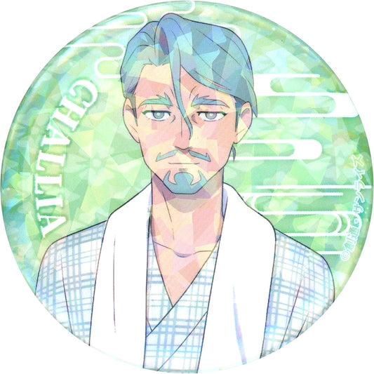 Chalia Bull - Full Body Mobile Suit Gundam GQuuuuuuX x Gokurakuyu RAKU SPA Is Bathing Free? Hologram Tin Badge Collection [USED]