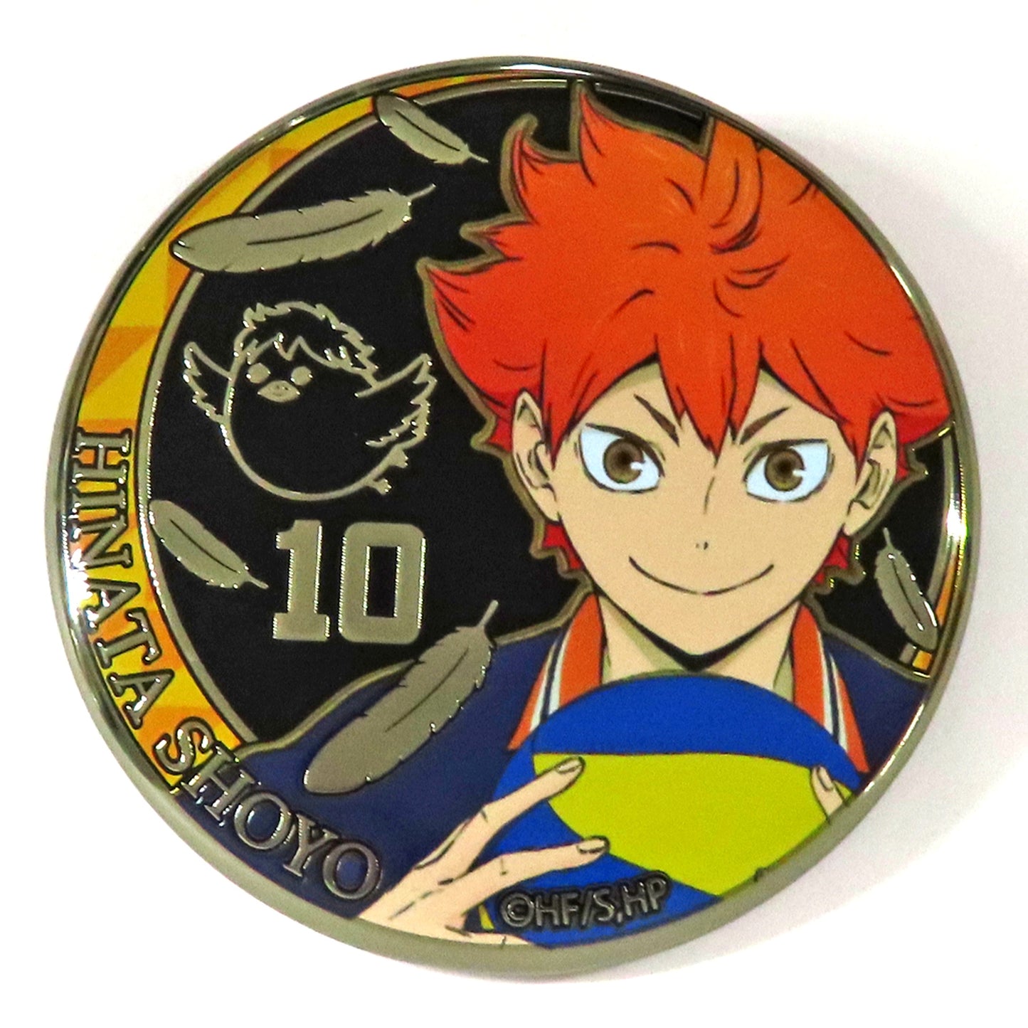 Shoyo Hinata Haikyu!! Gold Button Vol.1 [USED]