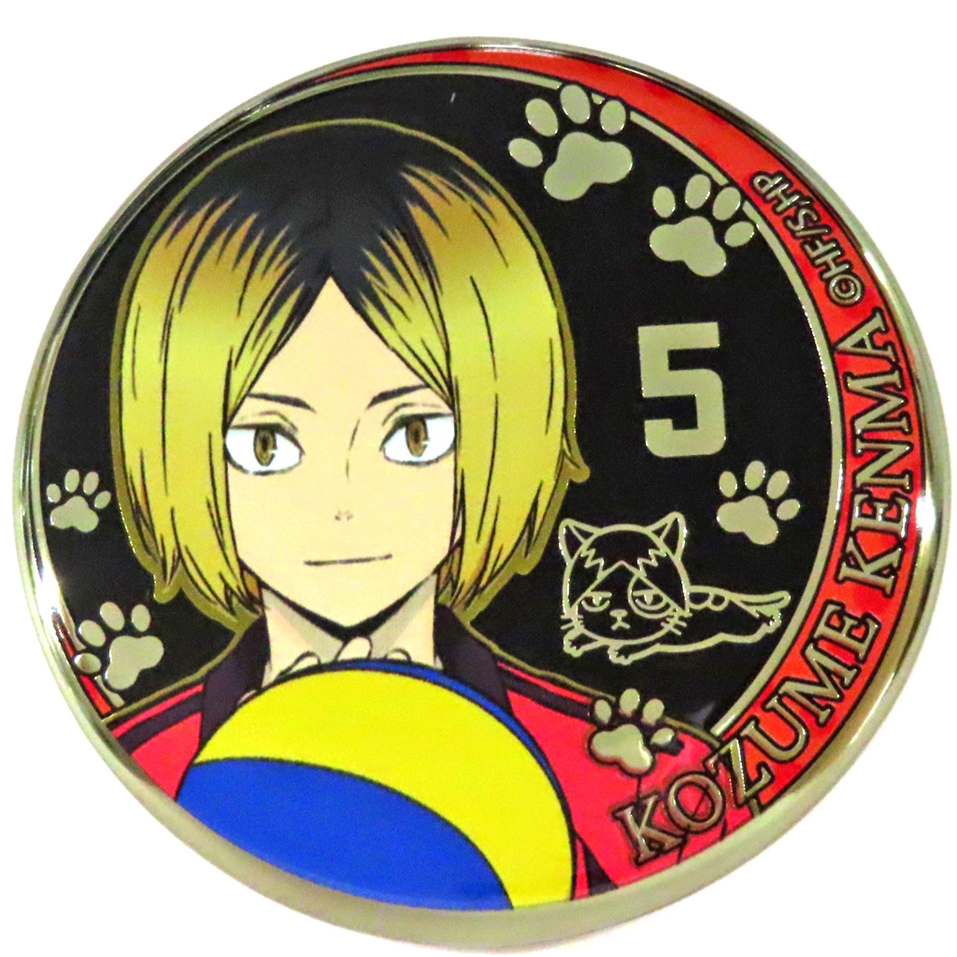 Kenma Kozume Haikyu!! Gold Button Vol. 1 [USED]