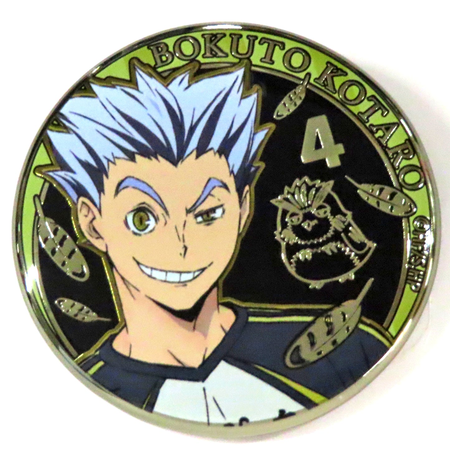 Kotaro Bokuto Haikyu!! Gold Button Vol.1 [USED]