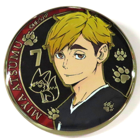 Atsumu Miya Haikyu!! Gold Button Vol. 1 [USED]