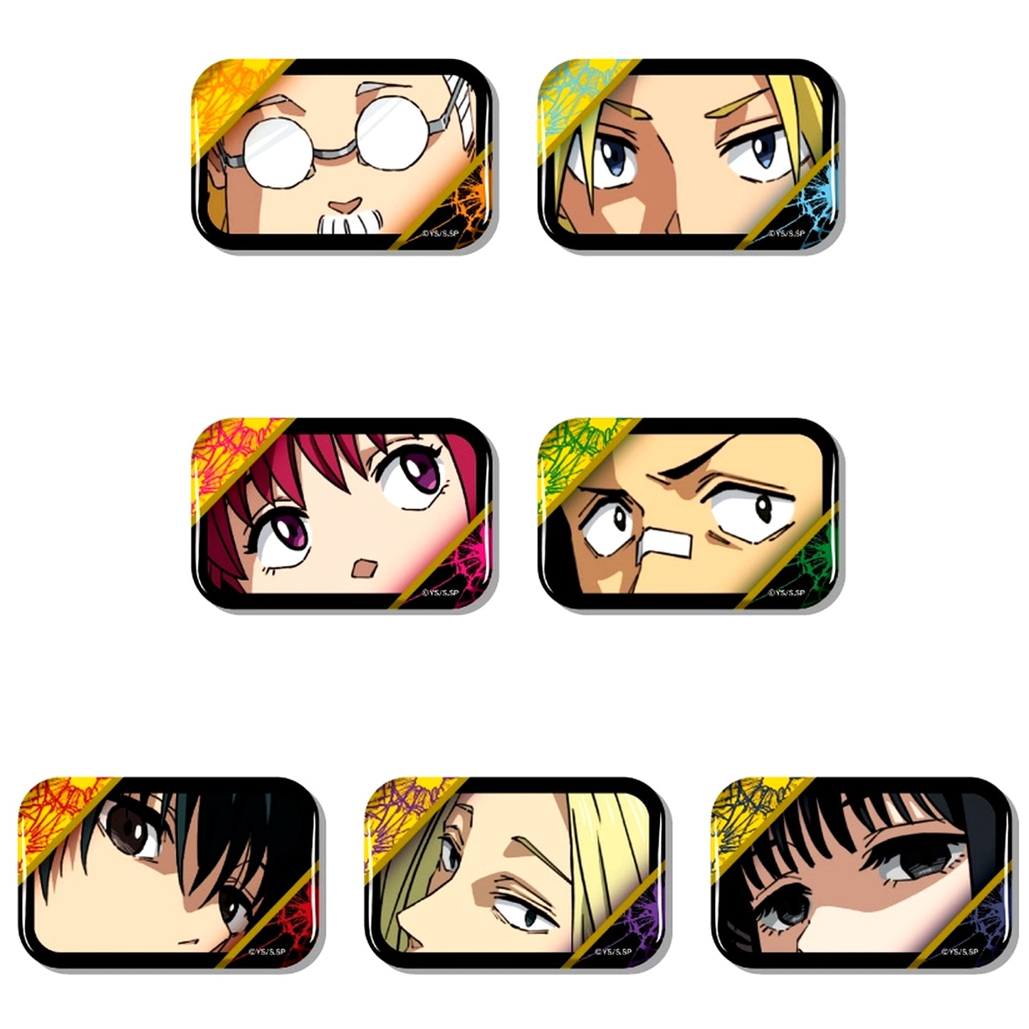 Set of 7 SAKAMOTO DAYS Eyecatch Button [USED]