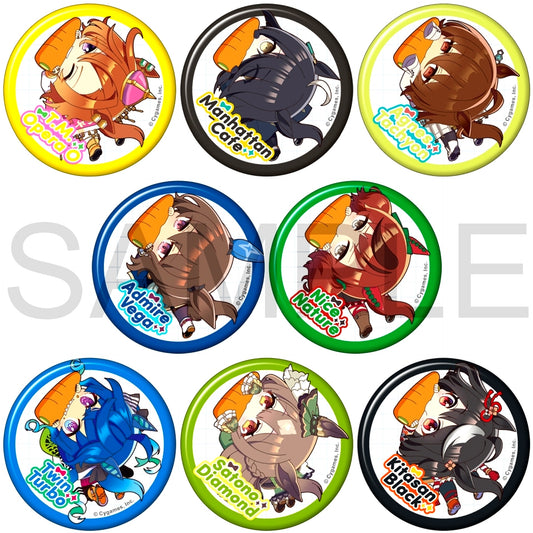 Set of 8 Uma Musume Pretty Derby Kapurikko Vol.2 Character Button Collection [USED]