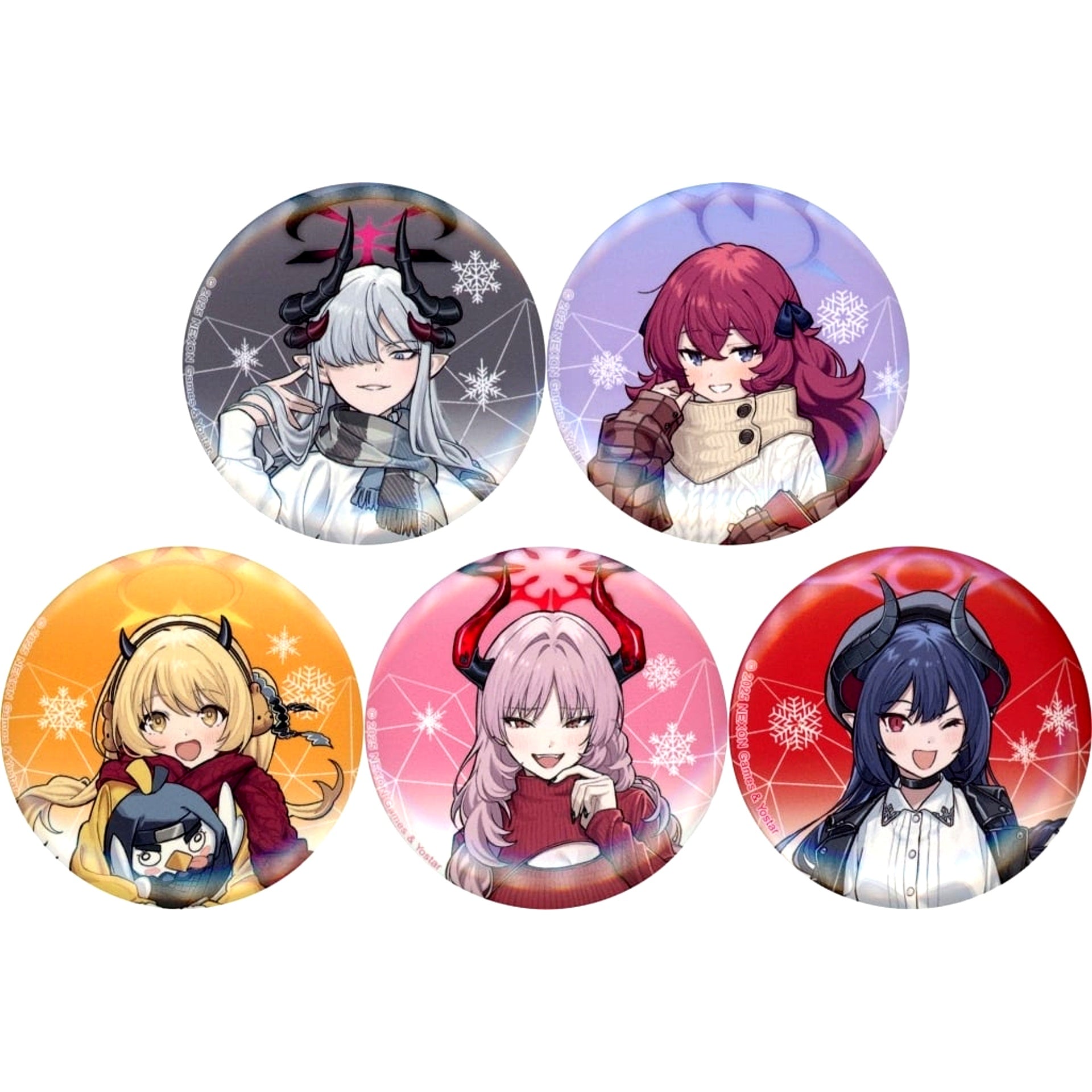 Pandemonium Society Button Set Blue Archive [USED]