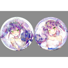 Tokoyami Towa Hologram VTuber Hololive Ichiban Kuji Wedding Dress Style Button Set Button Prize [USED]