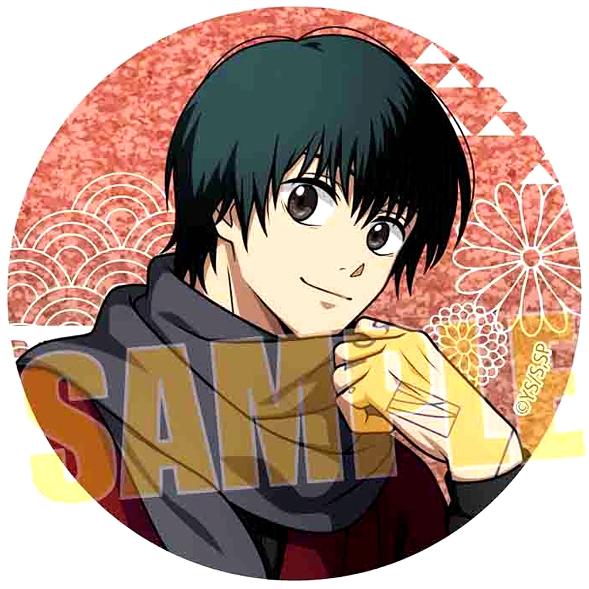 Nagumo Glitter Sakamoto Days Trading Button Student Style [USED]