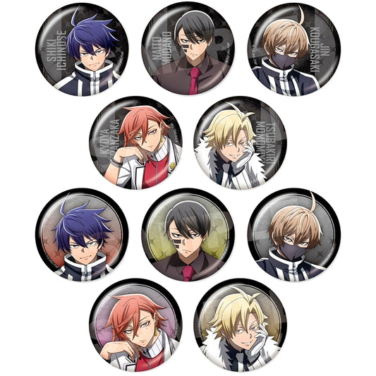 Set of 10 Tougen Anki Character Button Collection Sit Down [USED]