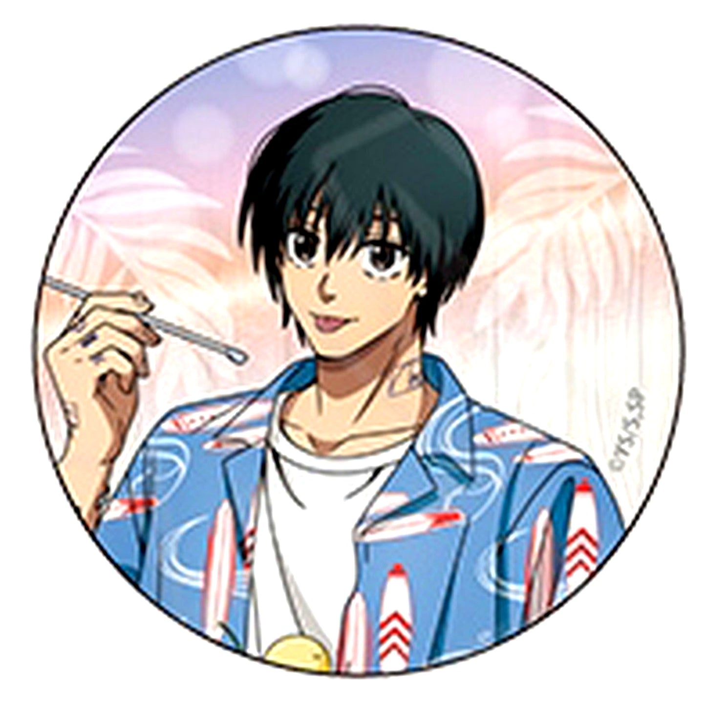 Yoichi Nagumo Bust Up Sakamoto Days x THE Chara CAFE Button Summer Cafe Ver. [USED]
