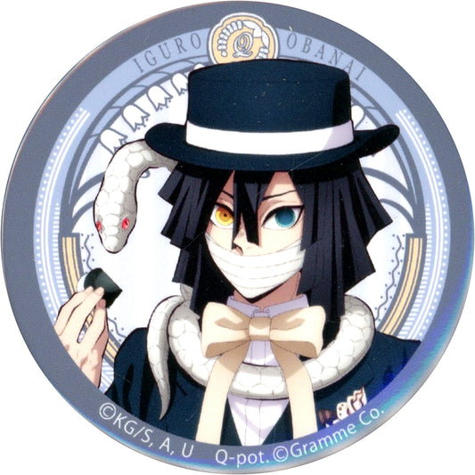 Obanai Iguro Q-pot. x Demon Slayer Kimetsu no Yaiba Random Button 2024ver. Animate Girls Festival 2024 Goods [USED]