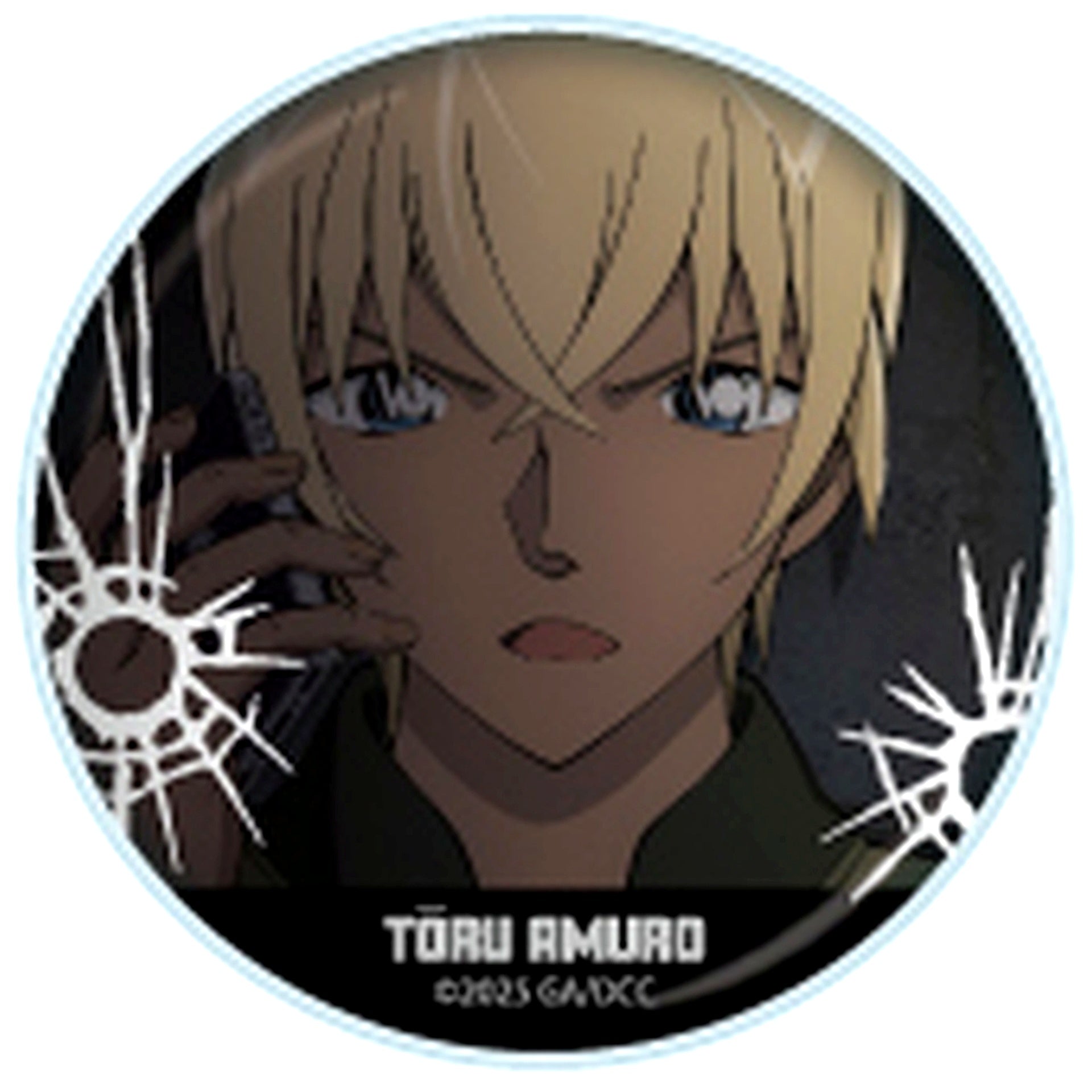 Toru Amuro Detective Conan Afterimage of the One Eyed Movie 28 Scene Shot Trading Button with Cover Vol. 2 [USED]