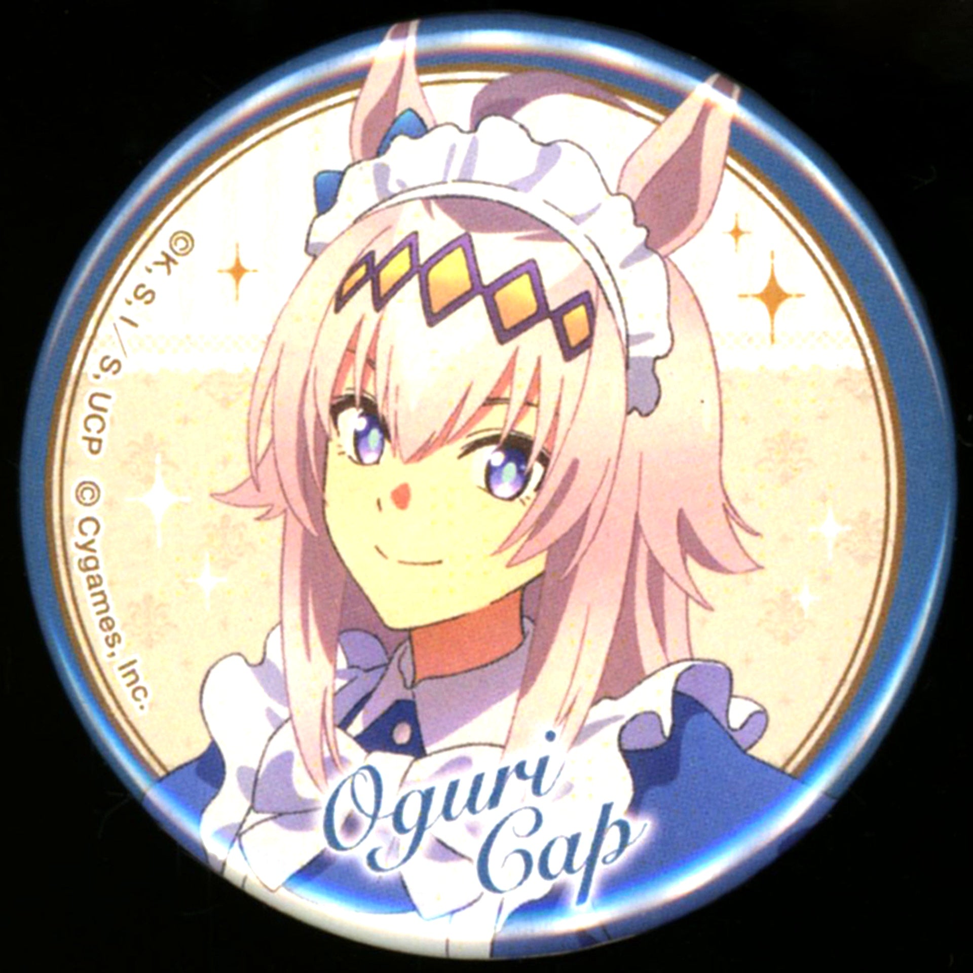 Oguri Cap Umamusume Cinderella Gray Character Button Collection Welcome to the Holy Hoof Festival Tracen Academy Maid Cafe [USED]
