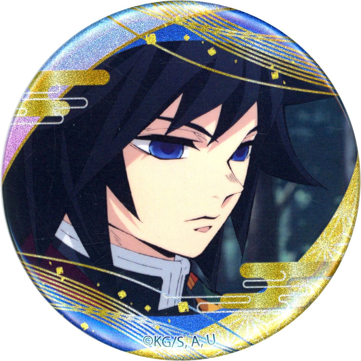 Giyu Tomioka Demon Slayer: Kimetsu no Yaiba Glitter Button Vol.2 Jump Shop Limited [USED]