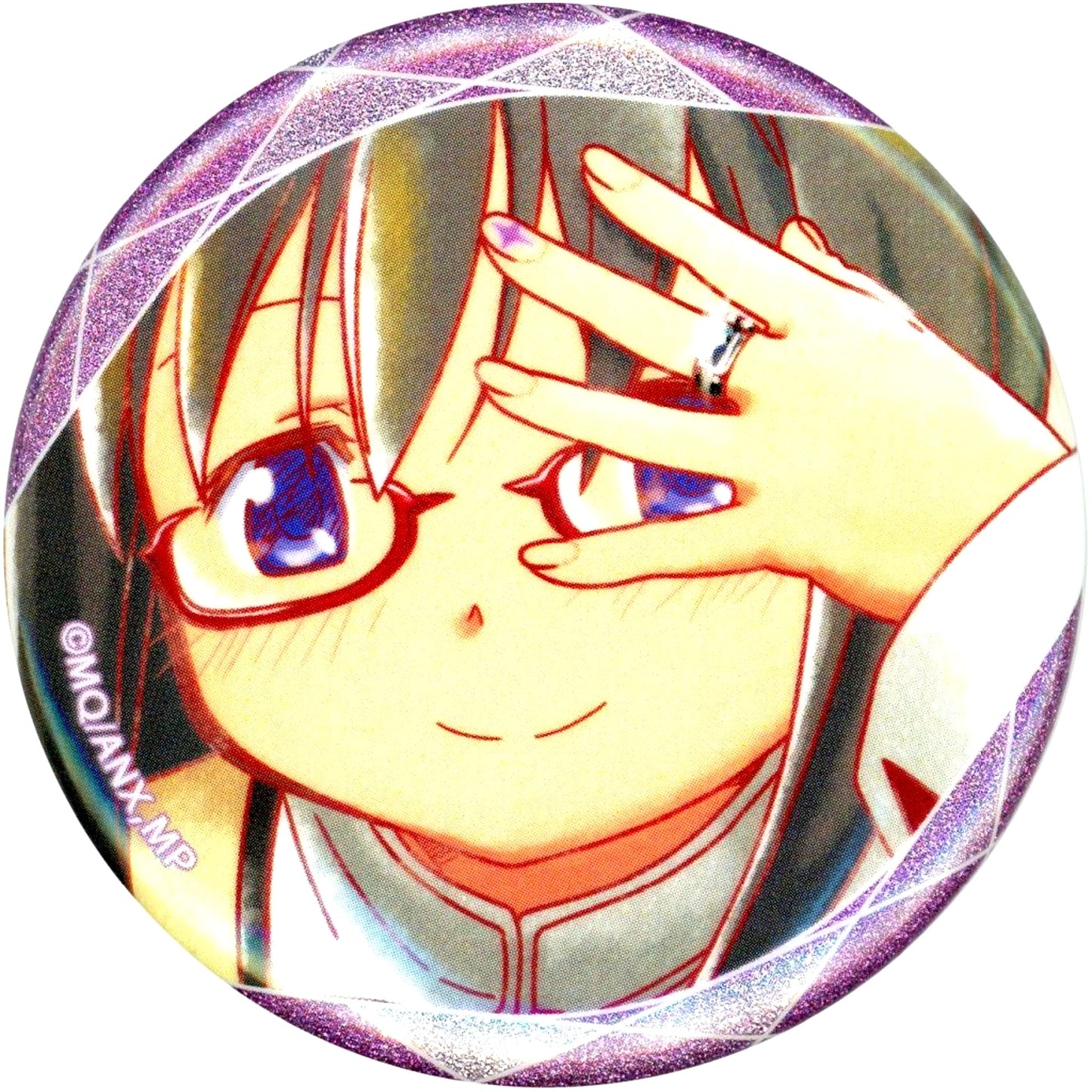 Homura Akemi Puella Magi Madoka Magica The Movie Rebellion School Uniform Ver. Trading Ani-Art aqua label Vol.4 Glitter Button Bilibili World 2025 [USED]