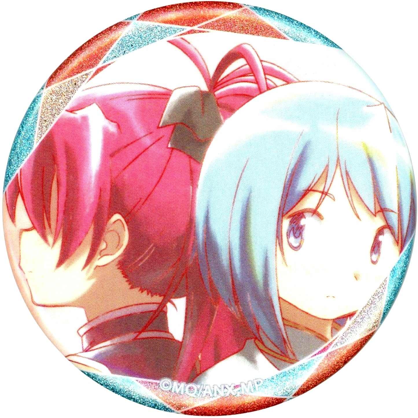 Sayaka Miki and Kyoko Sakura Puella Magi Madoka Magica The Movie Rebellion Trading Ani-Art aqua label Vol.4 Glitter Button Bilibili World 2025 [USED]