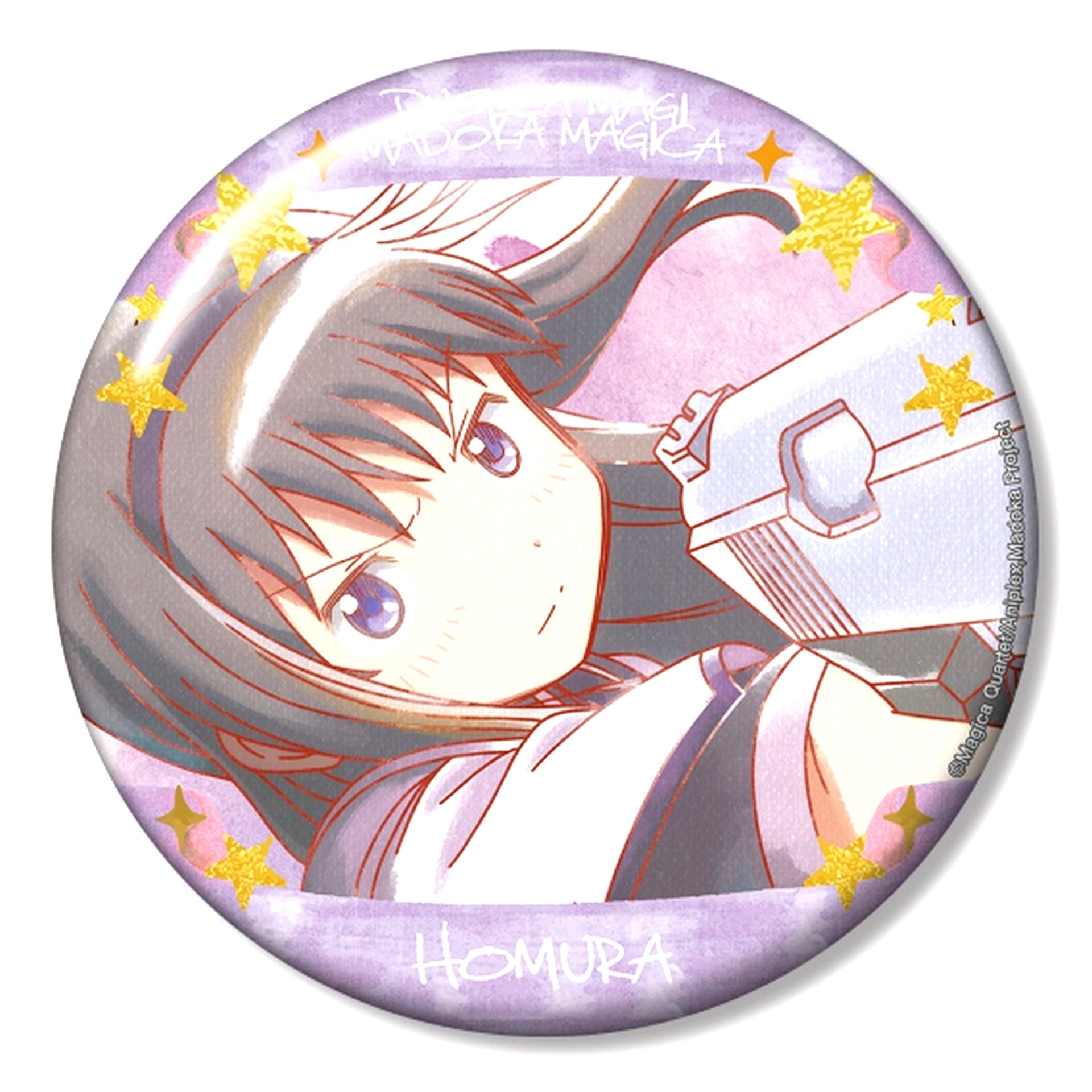 Homura Akemi Puella Magi Madoka Magica The Movie Rebellion Magical Girl Ani-Art aqua label 4th 100mm Button Bilibili World 2025 Goods [USED]