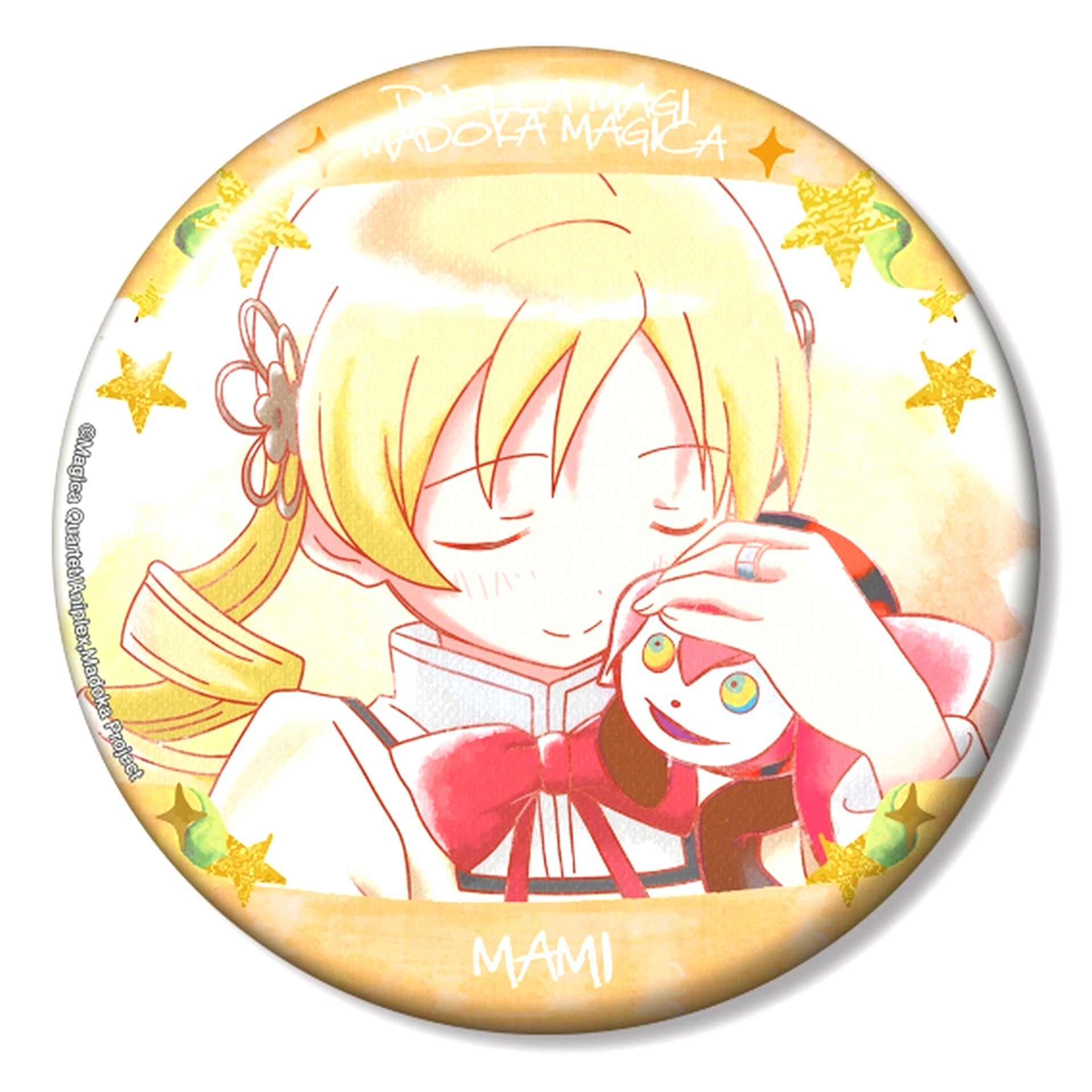 Mami Tomoe Puella Magi Madoka Magica The Movie Rebellion School Uniform Ani-Art aqua label 4th 100mm Button Bilibili World 2025 Goods [USED]
