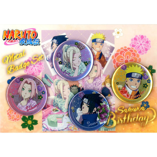 Group SAKURA2024 Metal Badge Set En Series Naruto Shippuden [USED]
