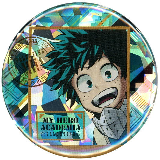 Izuku Midoriya My Hero Academia Valentine Fair 2019 Chocolate and Partial Hologram Button [USED]