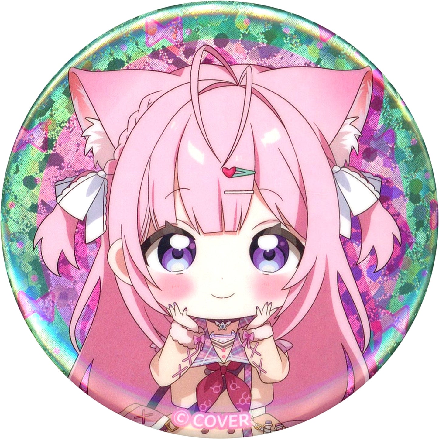 Hakui Koyori Green Outer Frame Virtual YouTuber Hololive Hakui Koyori 3rd Anniversary Random Button [USED]