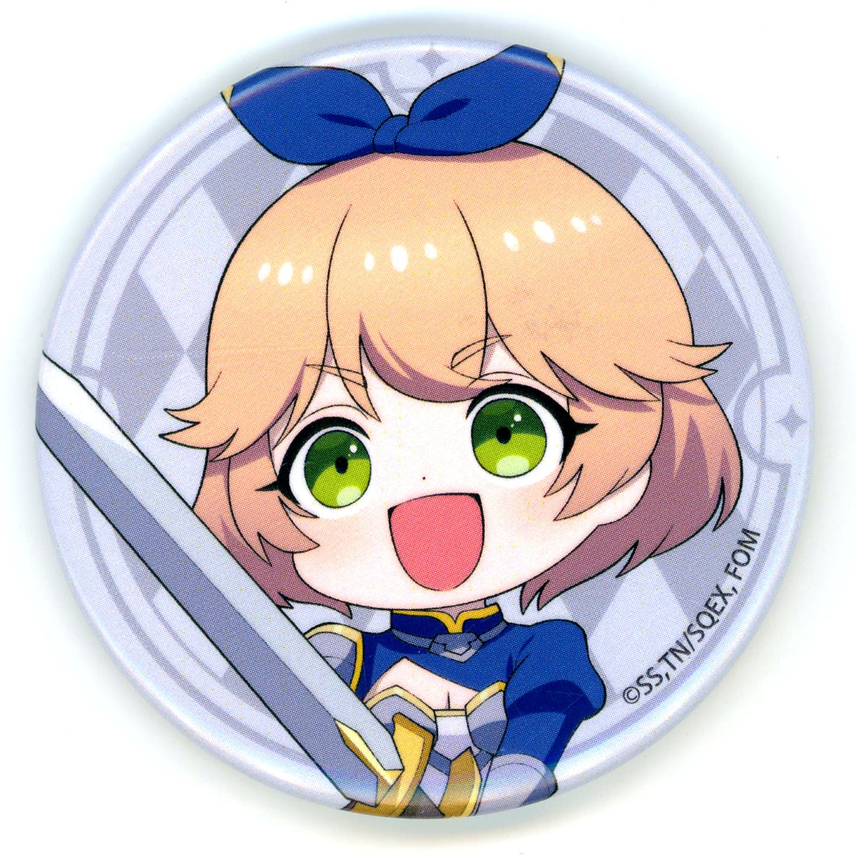 Kuruni Cruciel From Old Country Bumpkin to Master Swordsman Button Official Illustration [USED]