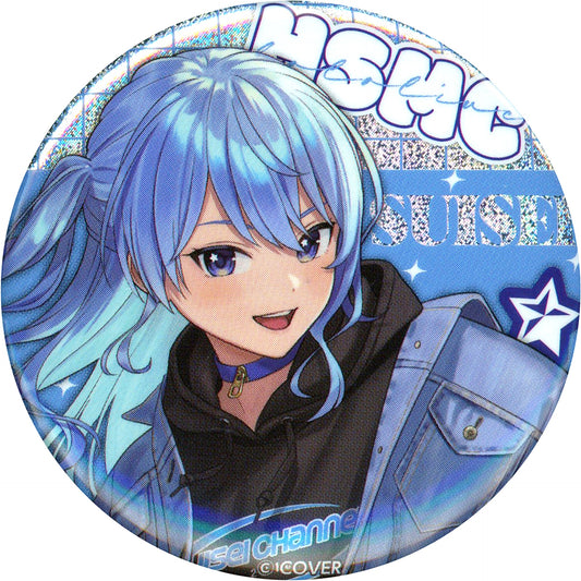 Hoshimachi Suisei Upper Body Virtual YouTuber Hololive Seasonal Days Winter Street Random Hologram Button [USED]