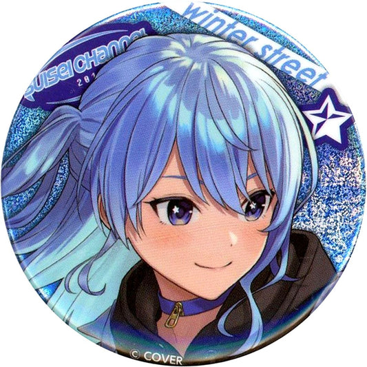 Hoshimachi Suisei Face Virtual YouTuber Holo Live Hololive Seasonal Days Winter Street Random Hologram Button [USED]