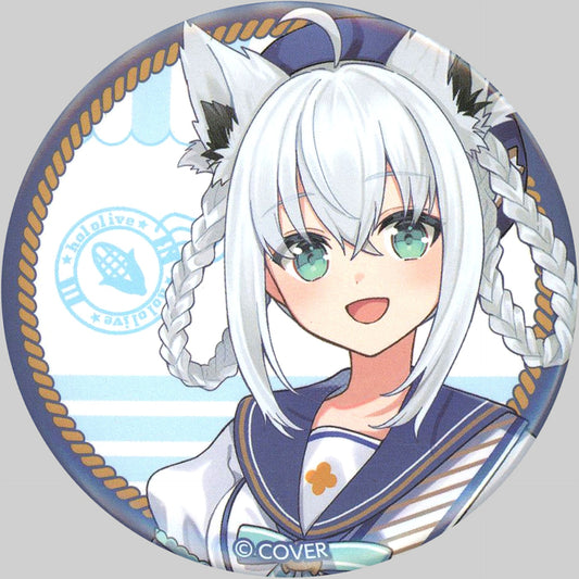 Shirakami Fubuki Marine Idol Outfit Hololive Button Hololive x Lawson [USED]