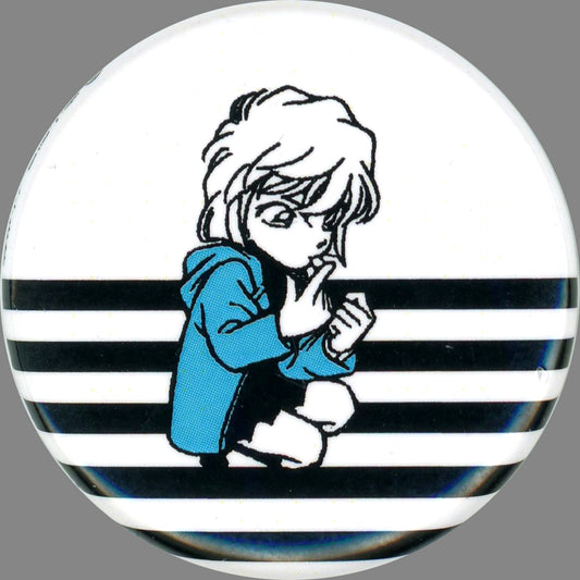 Ai Haibara Black and White Background Detective Conan Gosho Aoyama Manga Factory Button Collection Conan Detective Agency Tottori Limited [USED]