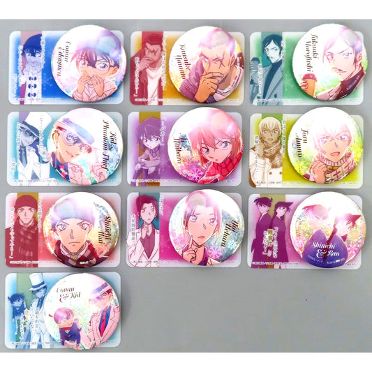 Set of 10 Detective Conan Saiko Sparkling Button Collection Vol. 2 [USED]