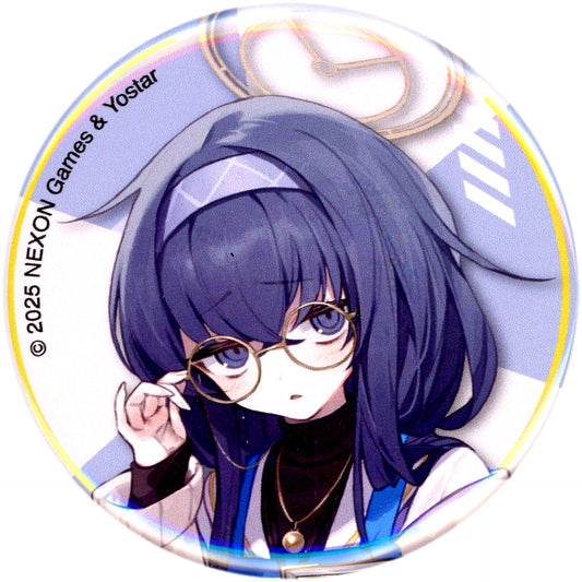 Ui Kozeki Face Blue Archive x Village Vanguard Trading Button [USED]