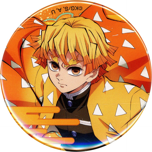 Zenitsu Agatsuma Demon Slayer: Kimetsu no Yaiba Movie Mugen Castle Arc Random Button Chapter 1 Akaza Sairai Theater Goods [USED]