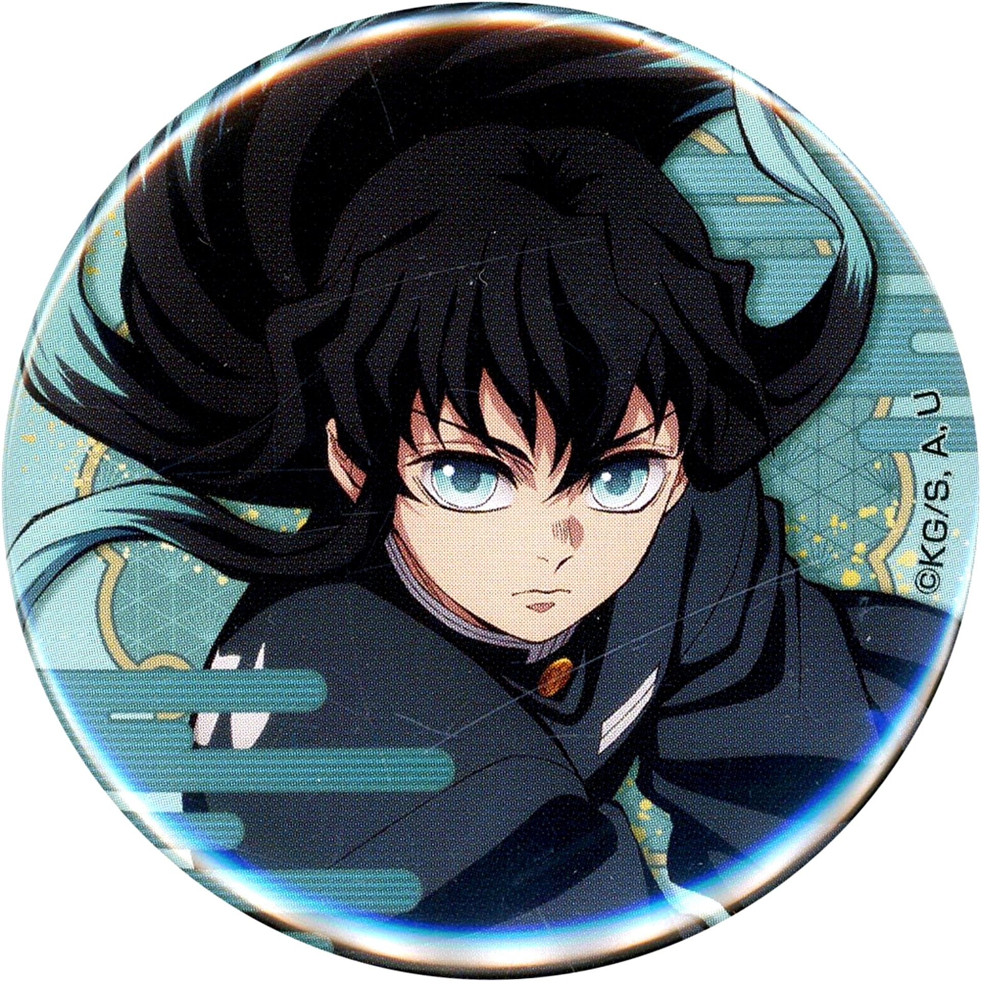 Muichiro Tokito Demon Slayer: Kimetsu no Yaiba Movie Mugen Castle Arc Random Button Chapter 1 Akaza Sairai Theater Goods [USED]