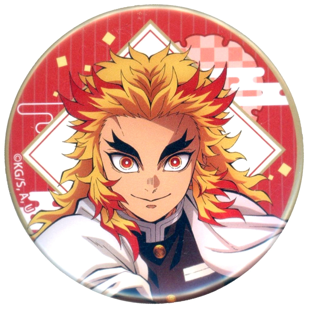 Kyojuro Rengoku Front Shadow Normal Demon Slayer Random Button Kimetsu Theater Special Edited Version Mugen Train Arc Revival Screening [USED]