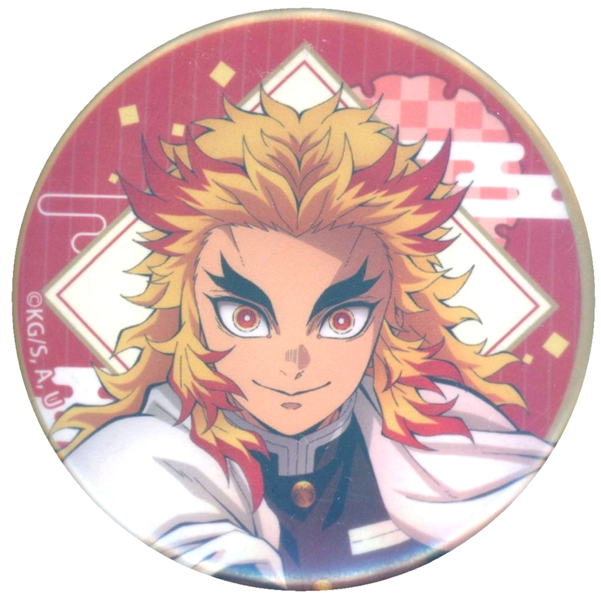 Kyojuro Rengoku Front Shadow Rare Demon Slayer Random Button Kimetsu Theater Special Edited Version Mugen Train Arc Revival Screening [USED]