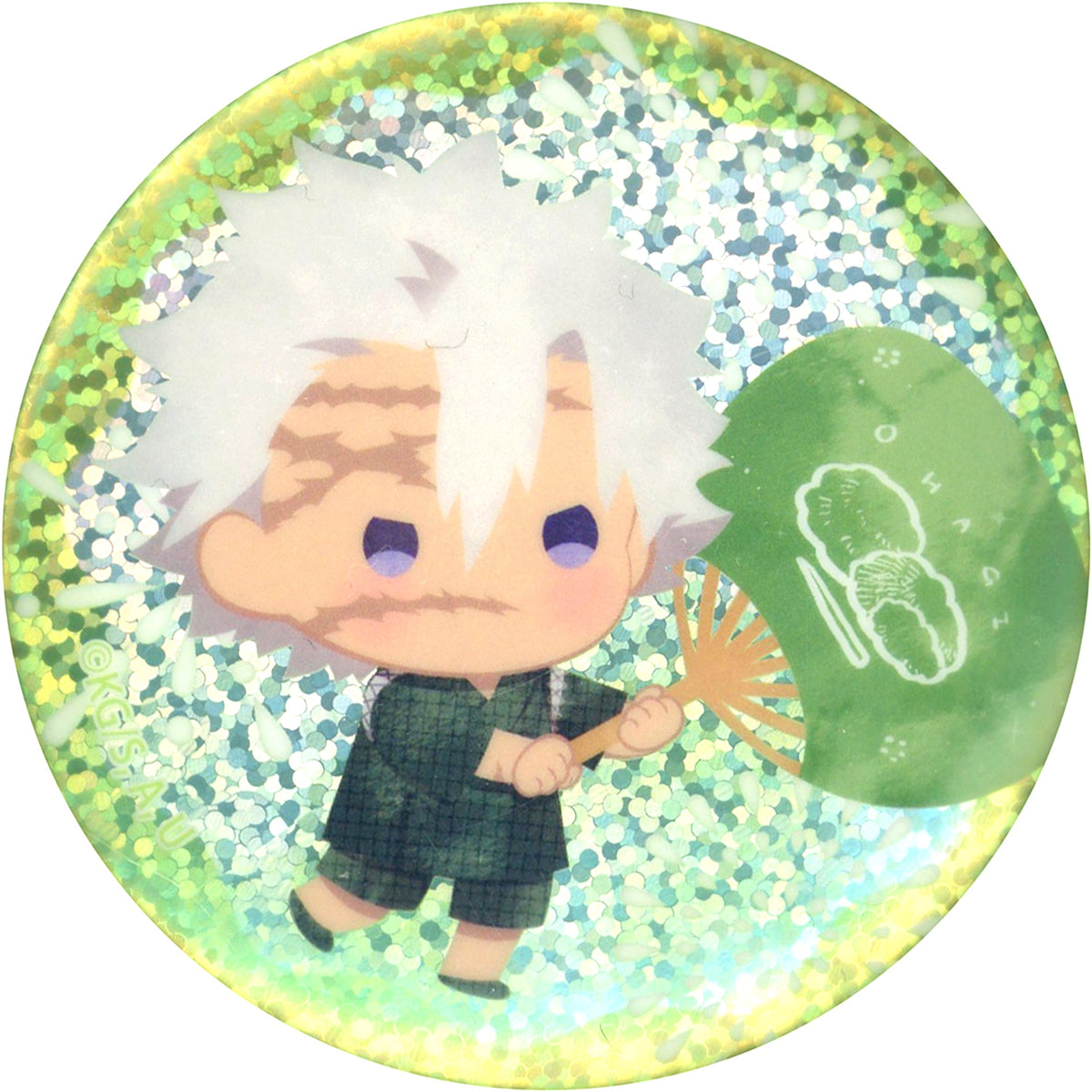 Sanemi Shinazugawa Demon Slayer Anime Yurafuwa Series Summer Ver. Random Hologram Button [USED]