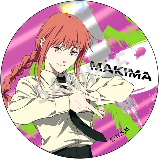 Makima Chainsaw Man Trading Metallic Button [USED]