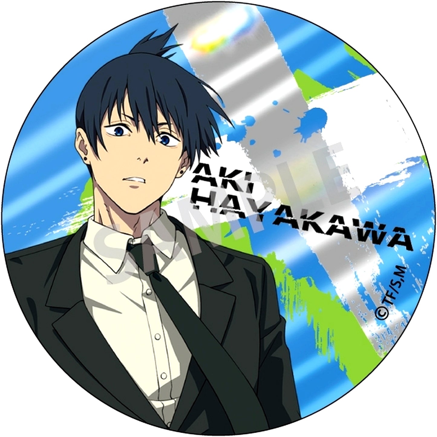Aki Hayakawa Chainsaw Man Trading Metallic Button [USED]
