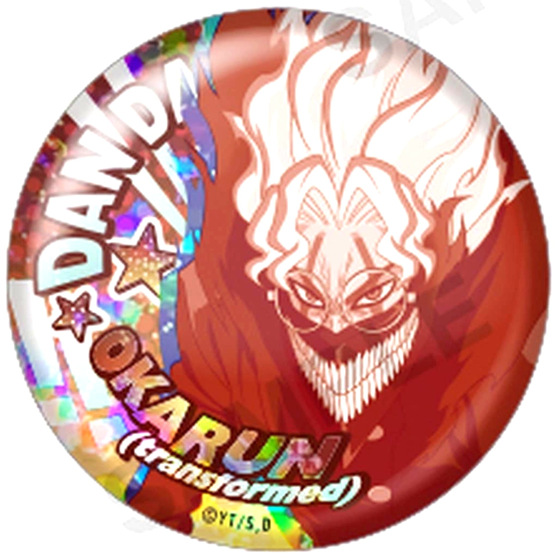 Dandadan Ken Takakura Okarun Transformed Trading Hologram Button Vol.1 [USED]
