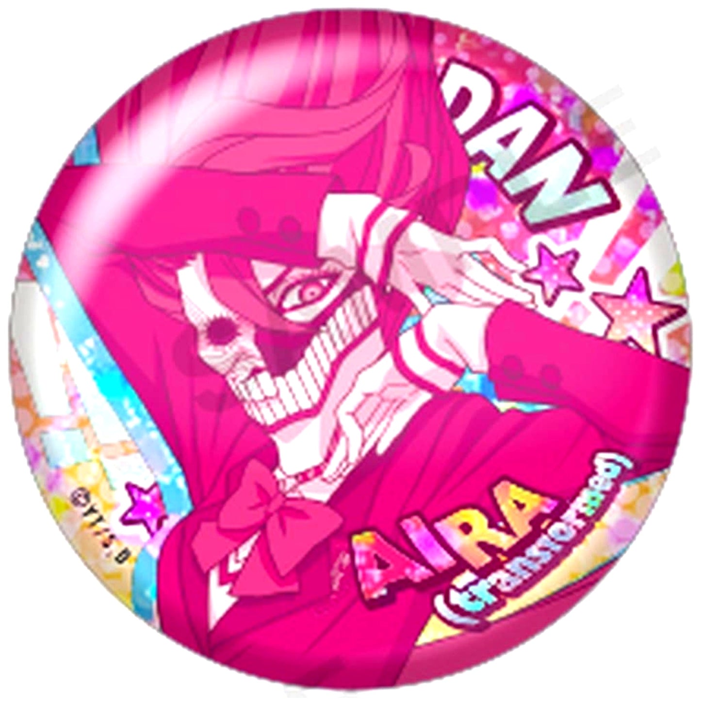 Dandadan Aira Shiratori aka Aira Transformed Trading Hologram Button Vol.1 [USED]