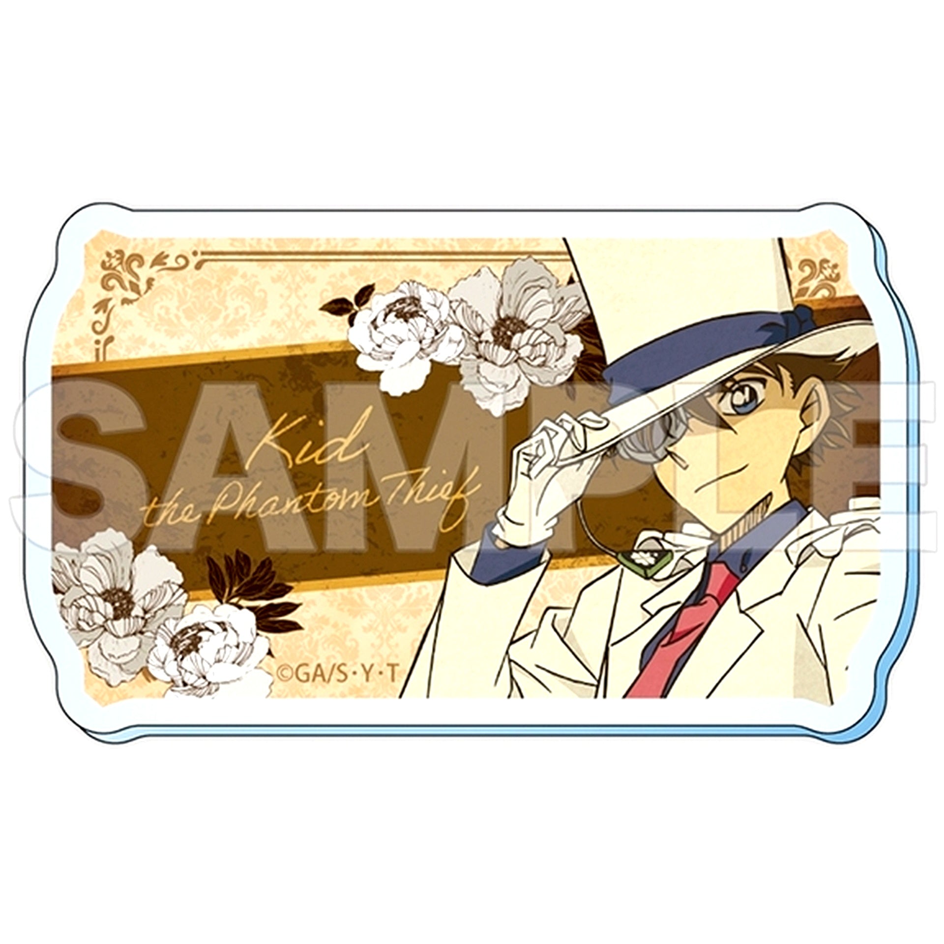 Kaito Kid Detective Conan Trading Acrylic Button Stand Classical [USED]