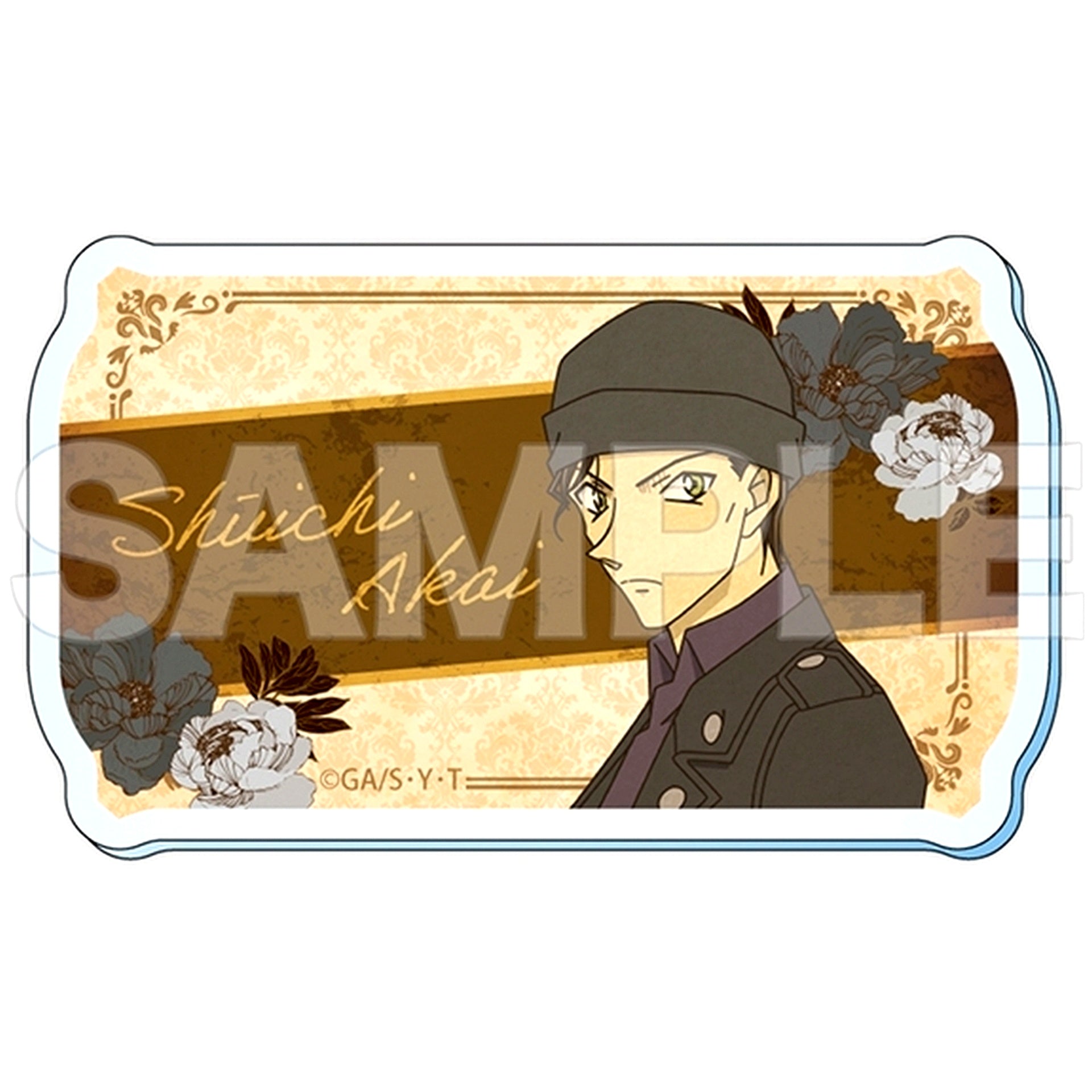 Shuichi Akai Detective Conan Trading Acrylic Button Stand Classical [USED]