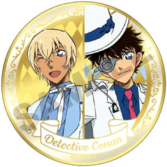 6 Toru Amuro and Kaito Kid Detective Conan Trading Gold Metal Button Balloon [USED]