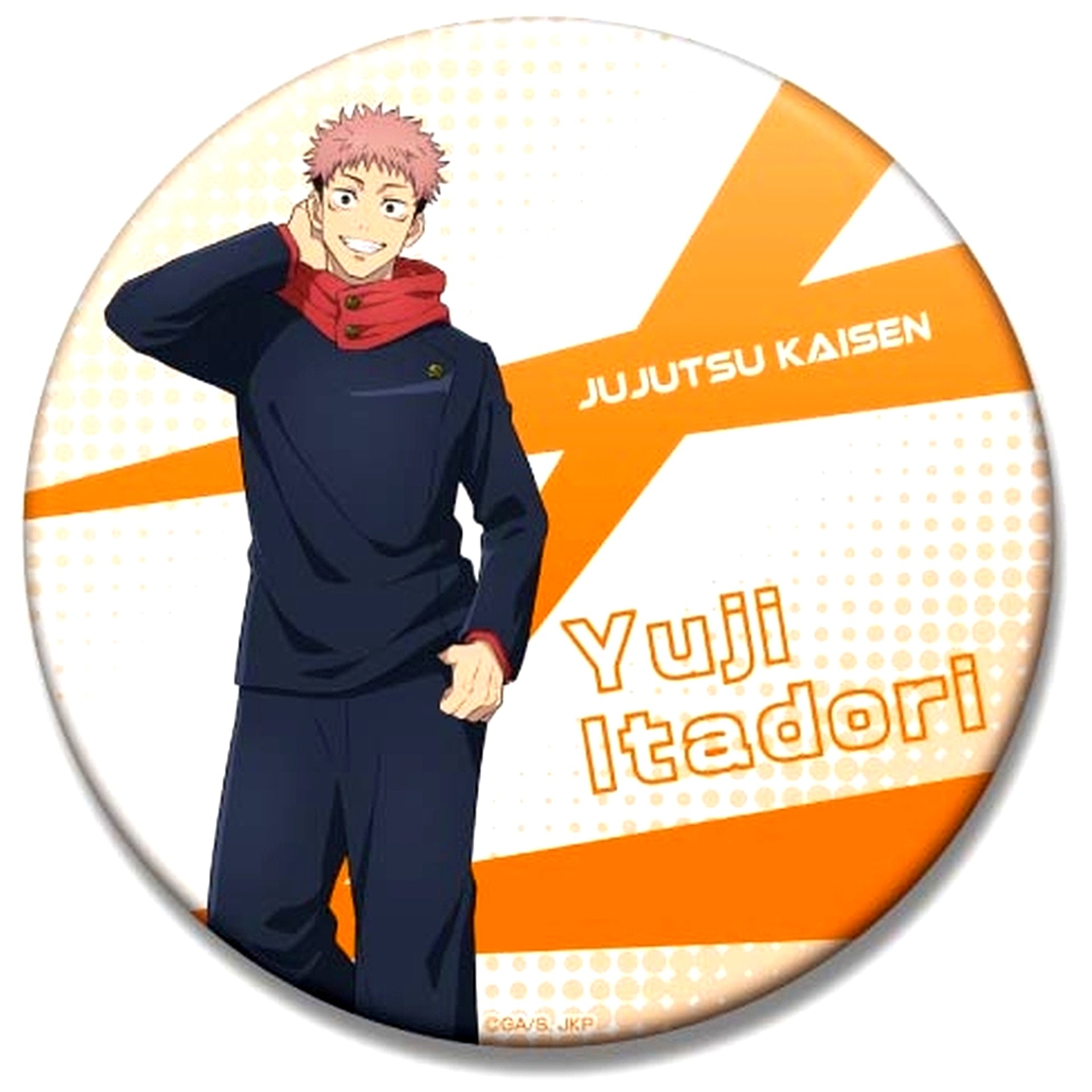 Yuji Itadori B Big Button Collection Jujutsu Kaisen [USED]
