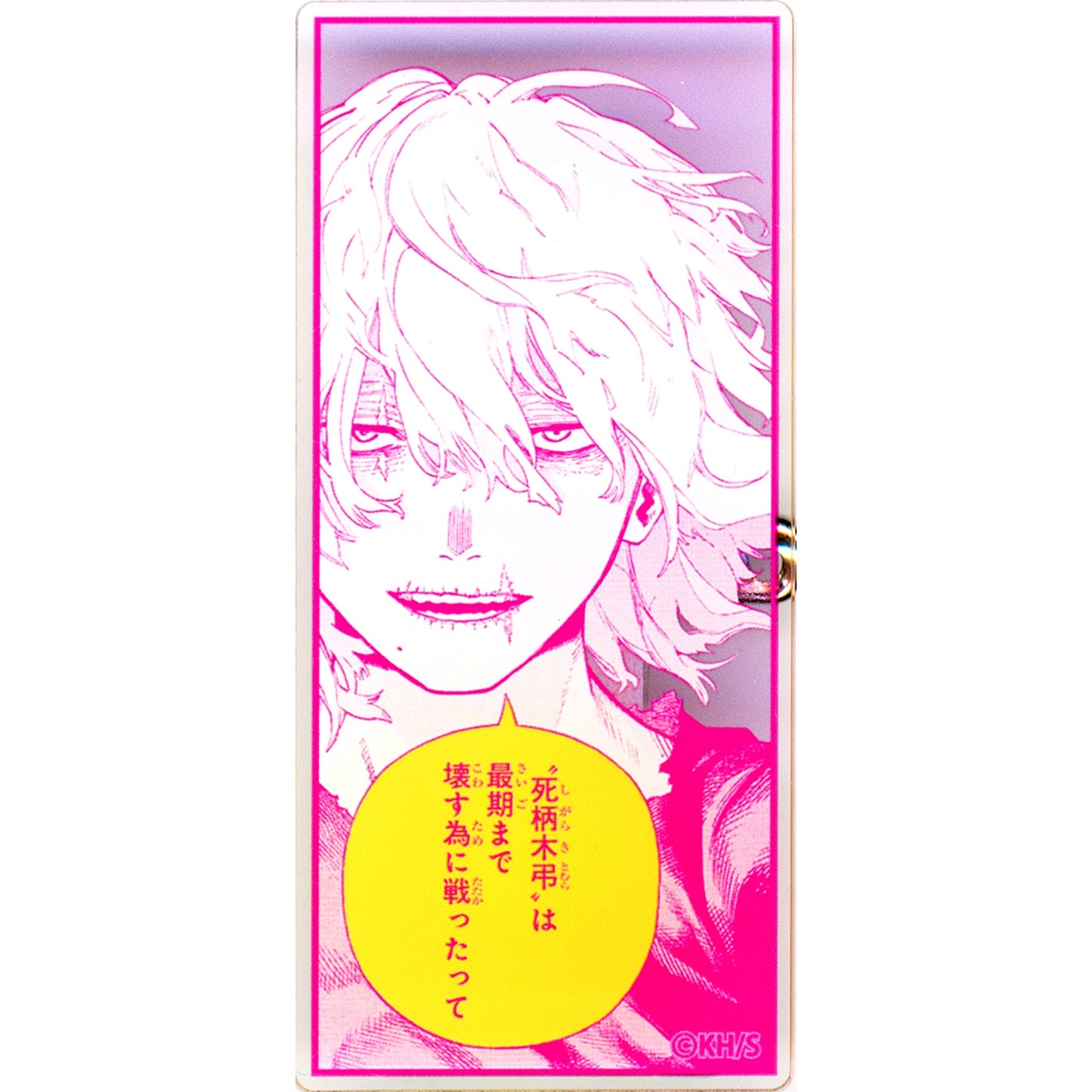 Tomura Shigaraki My Hero Academia Kohei Horikoshi Exhibition Famous Quote Acrylic Button Collection [USED]