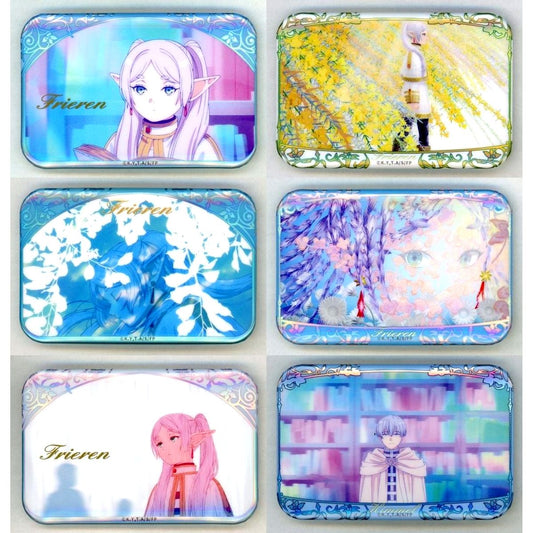 Set of 6 Frieren: Beyond Journey's End Scene Shot Square Badge China Limited [USED]