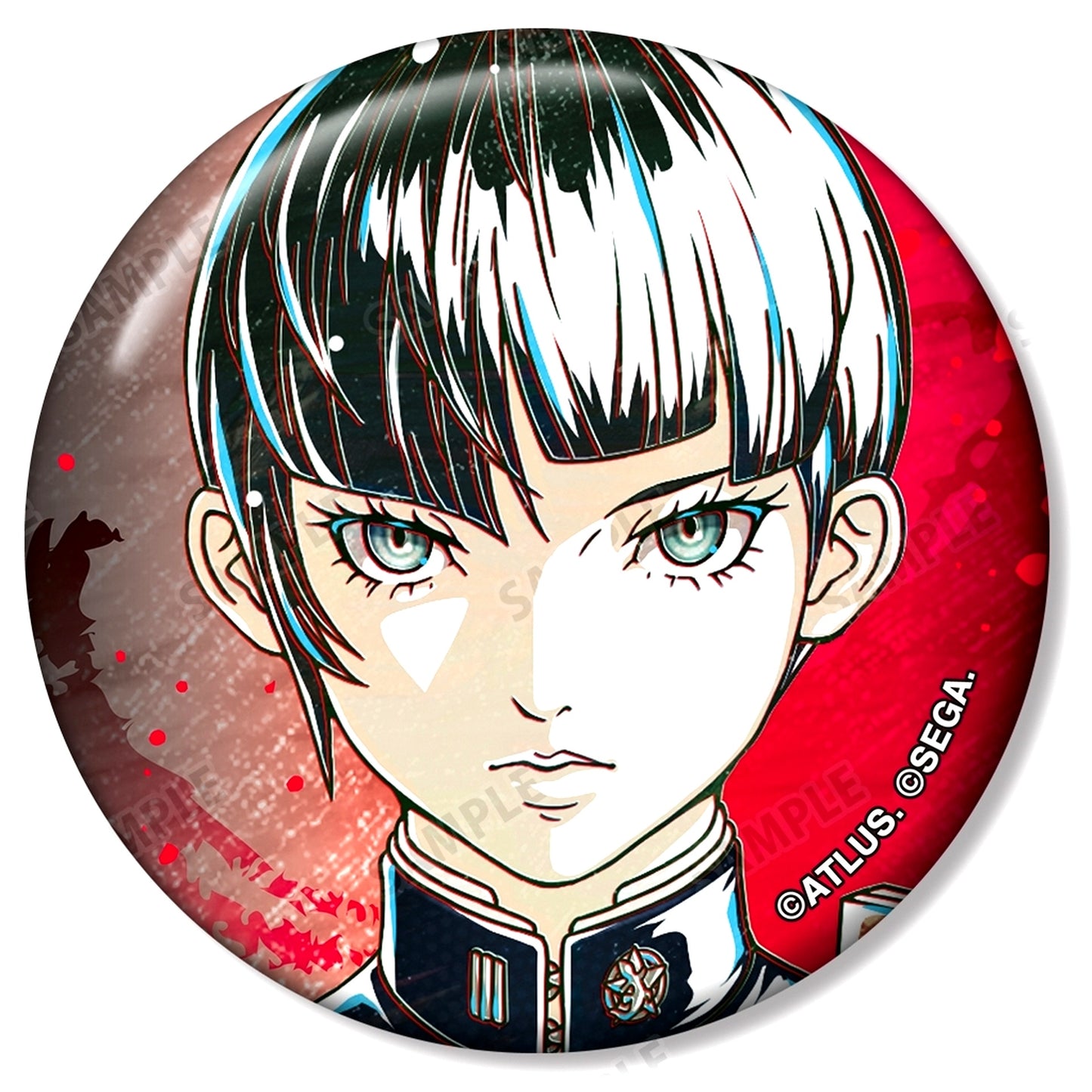 Protagonist Shin Megami Tensei V Vengeance Trading Ani-Art Button [USED]