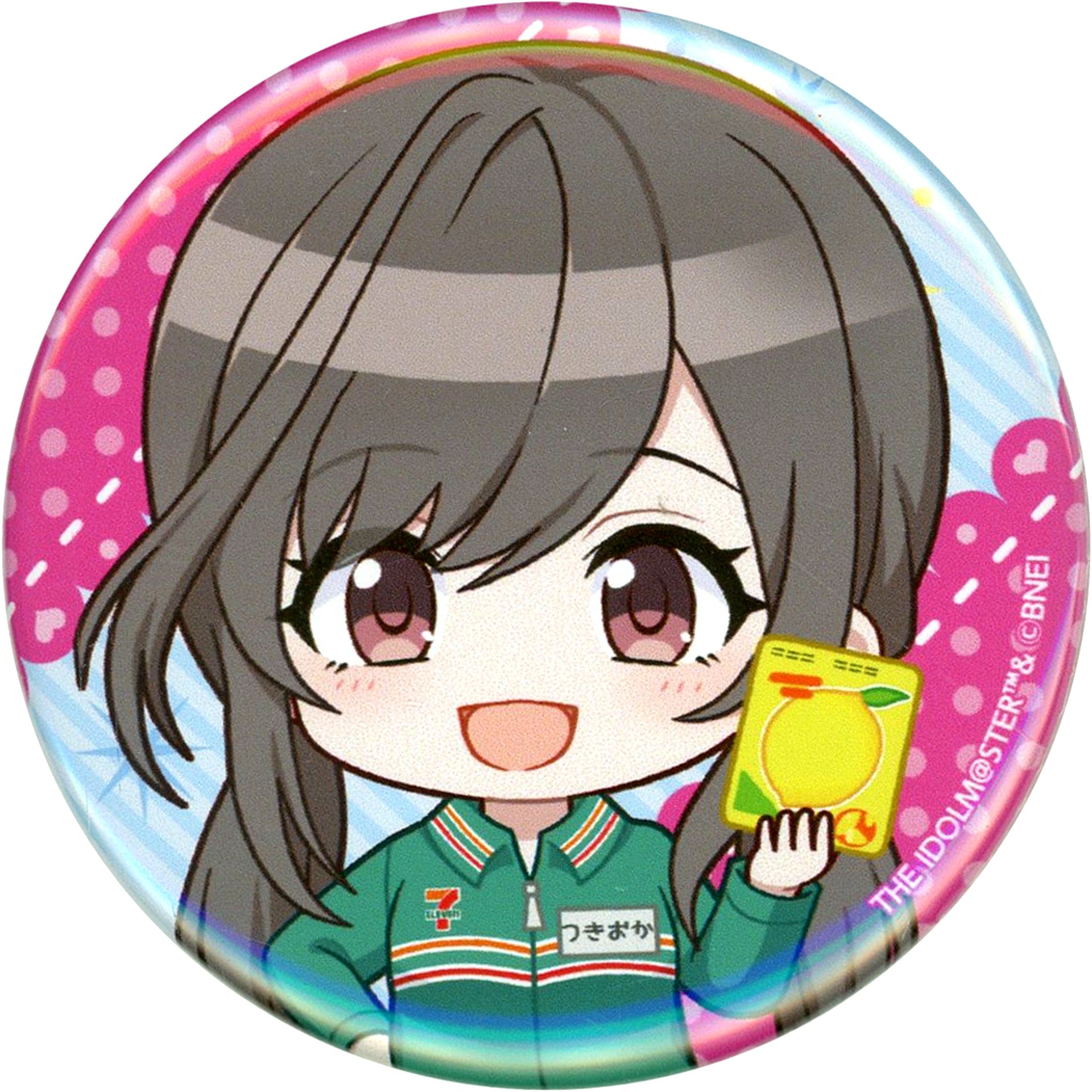 Kogane Tsukioka The Idolmaster Shiny Colors Mini Character Badge Ver. 2 Seven Net Limited [USED]