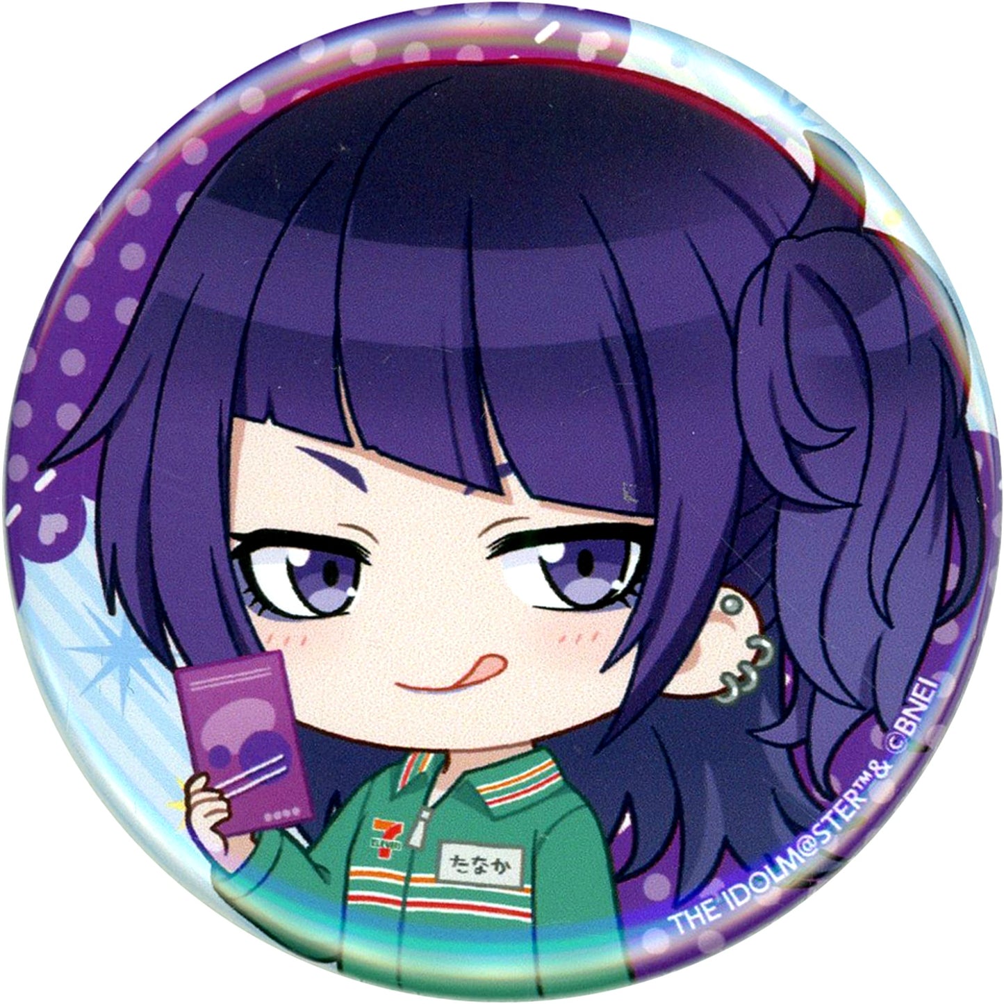 Mamimi Tanaka The Idolmaster Shiny Colors Mini Character Badge Ver. 2 Seven Net Limited [USED]