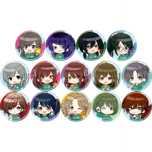 Set of 14 The Idolmaster Shiny Colors Mini Character Badge Ver. 2 Seven Net Limited [USED]